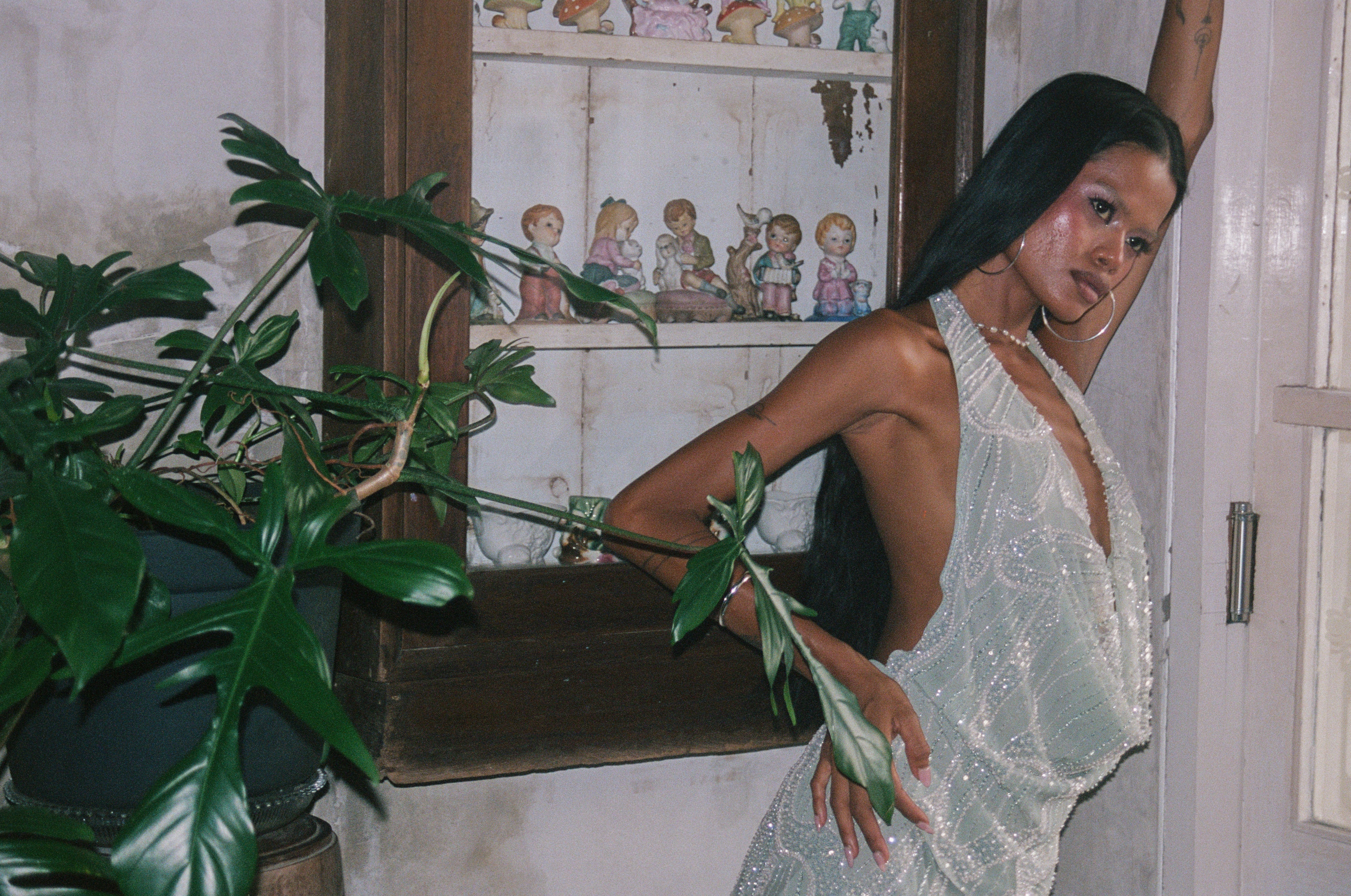 Aquamarine Embellished Top