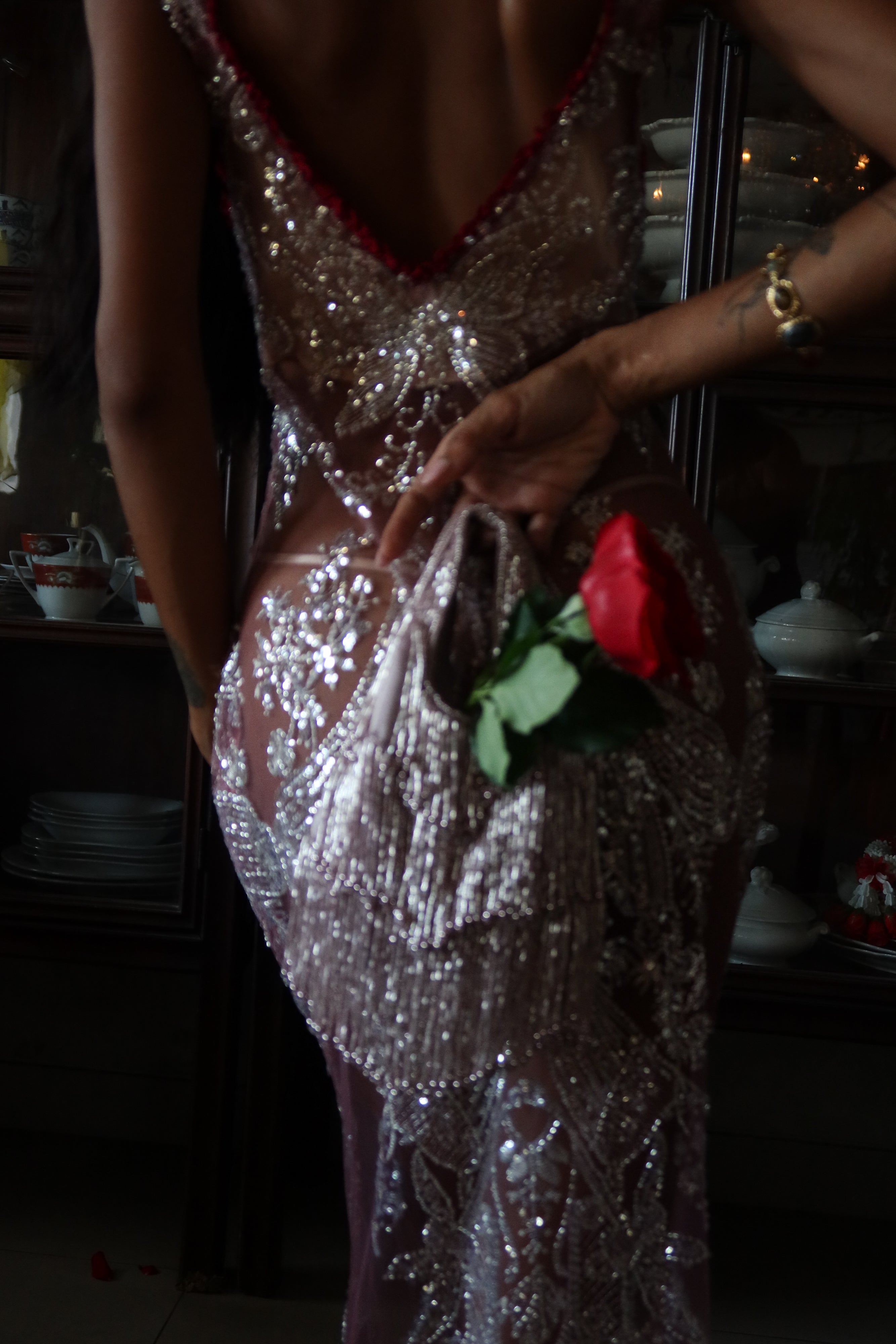 Goodbye Kiss Embellished Maxi