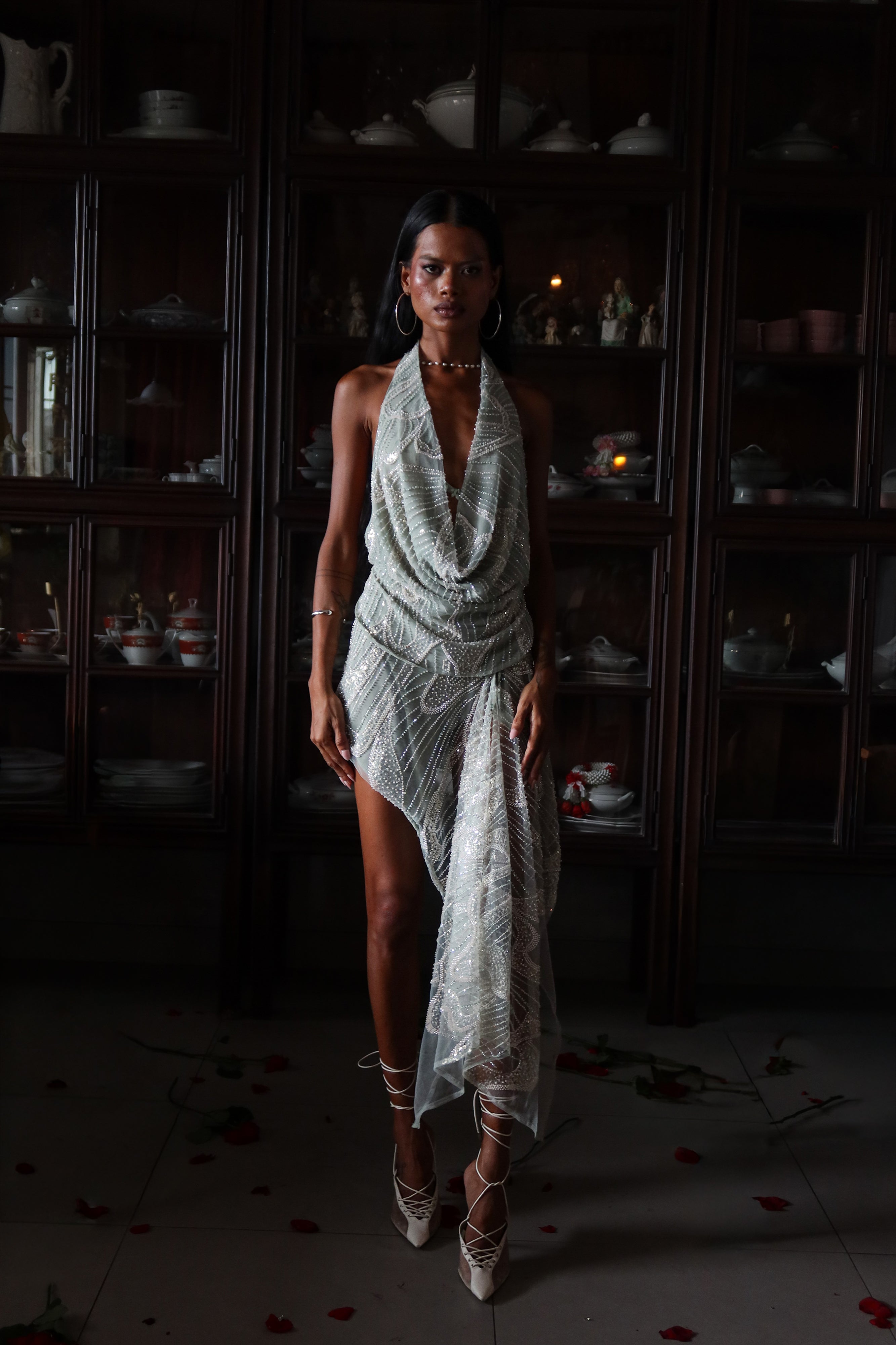 Aquamarine Embellished Top