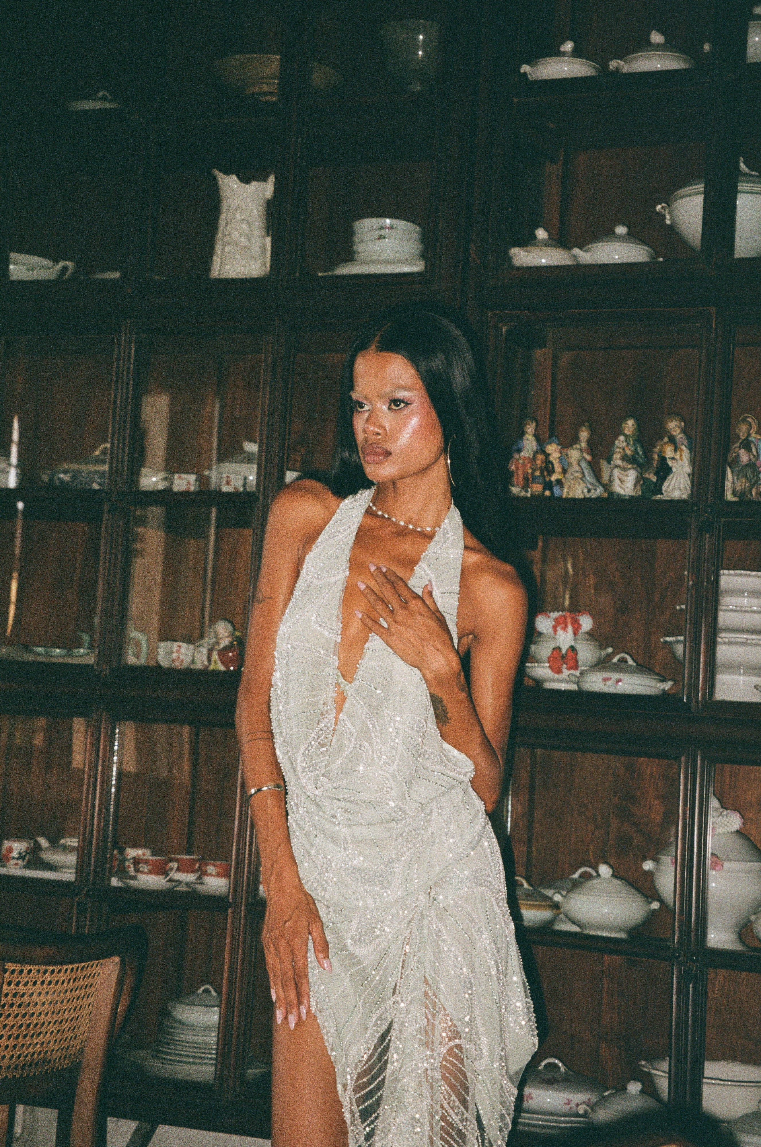 Aquamarine Embellished Top