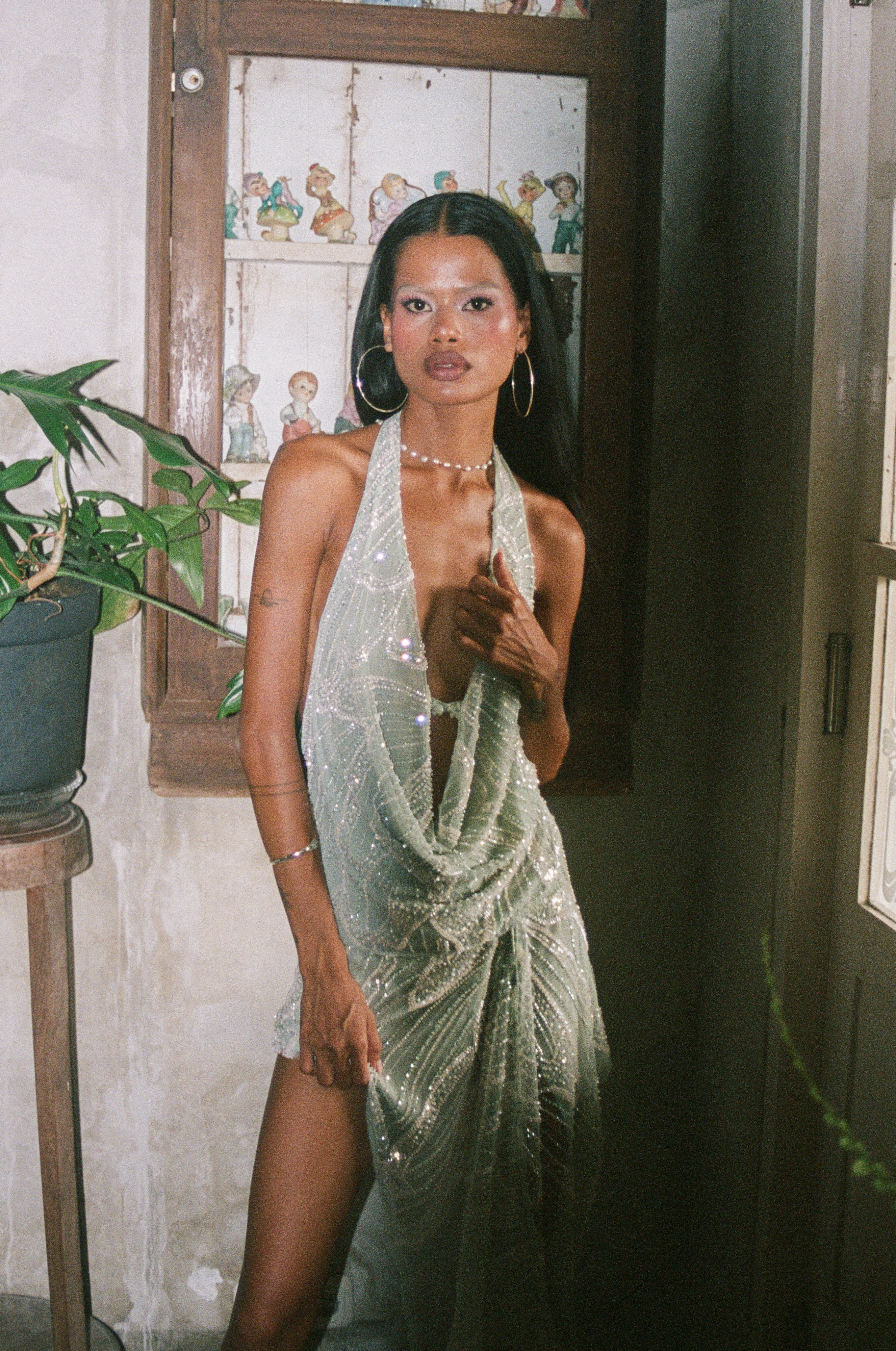 Aquamarine Embellished Top