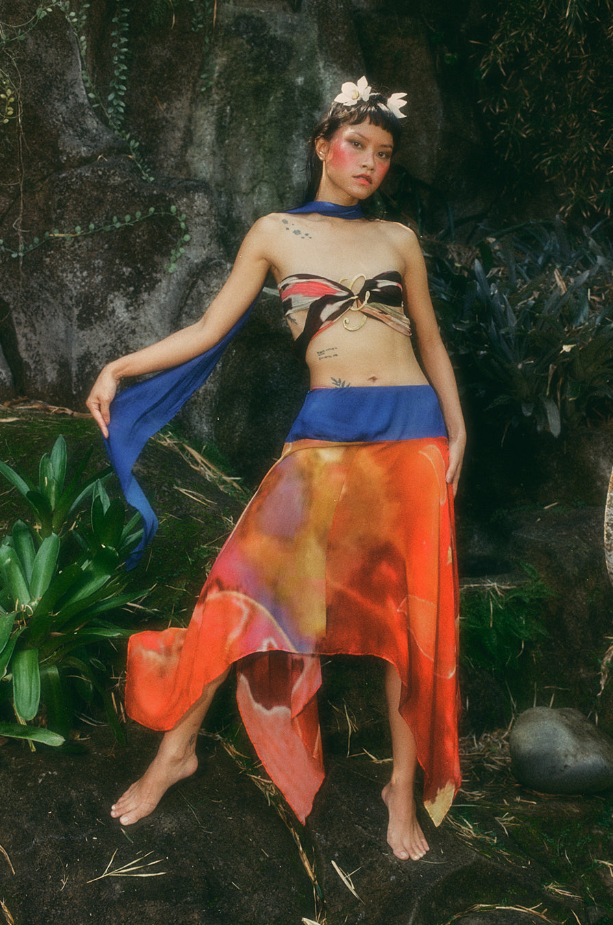 Auroras Flare Bandeau Wrap