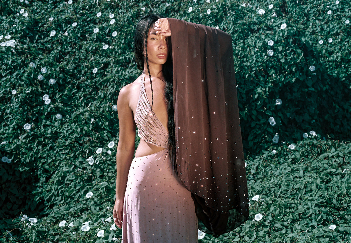 Starry Eyed Silk Dress