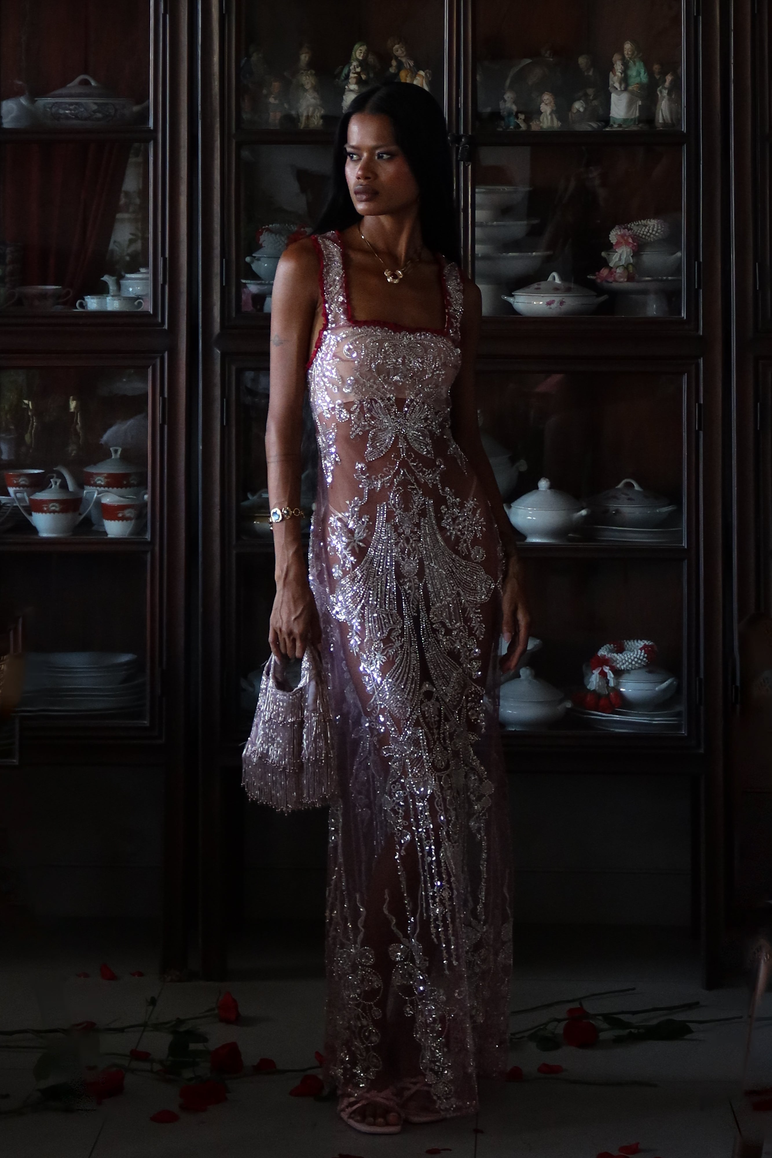 Goodbye Kiss Embellished Maxi