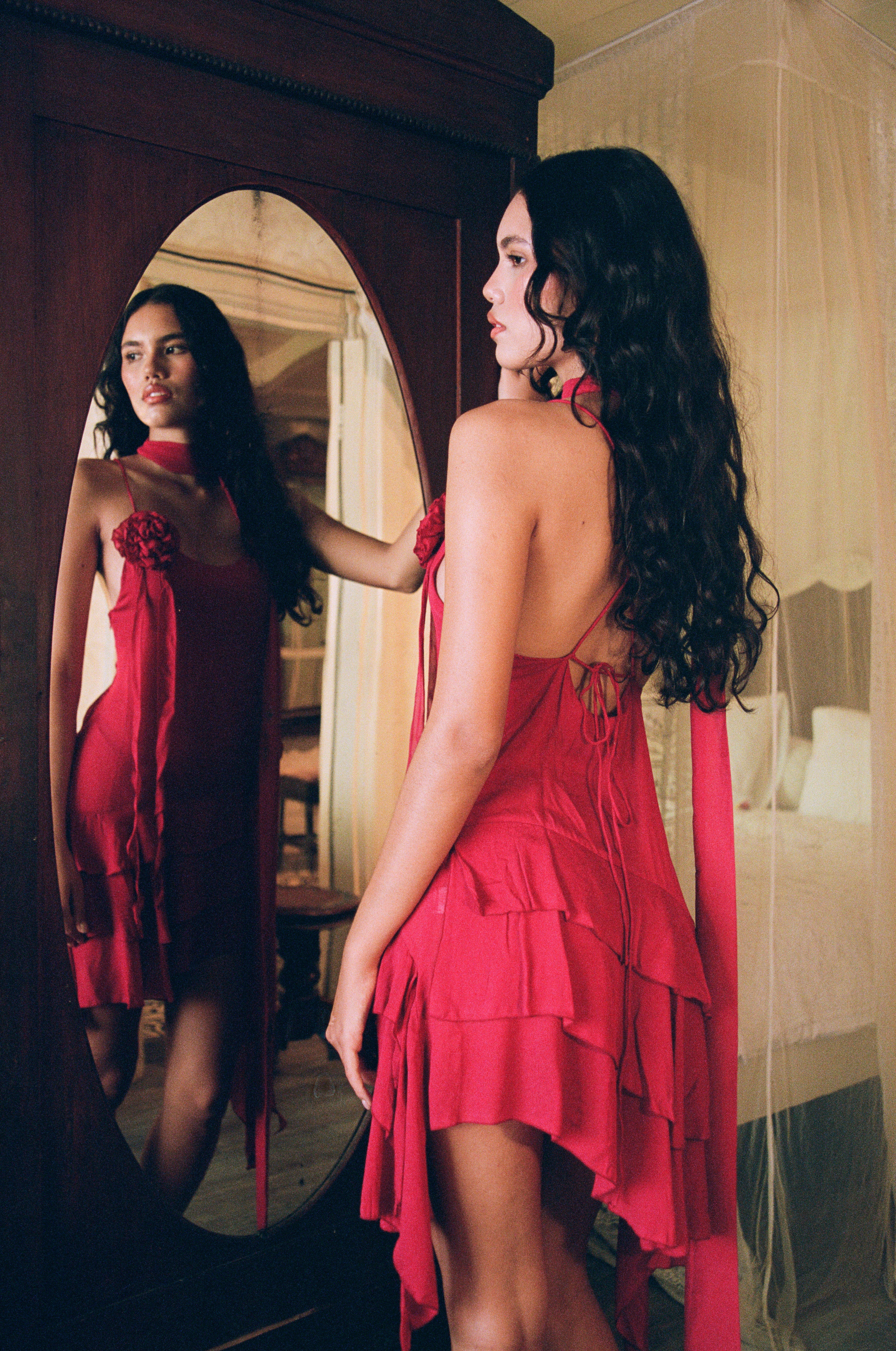 She Loves Me Hot Mini Dress